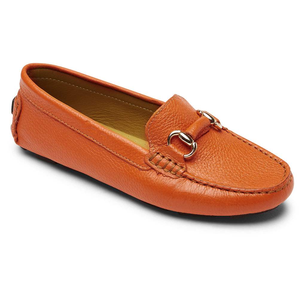 Mocasines Rockport Mujer Mexico - Bayview Bit Keeper Naranjas - PRVWT2394